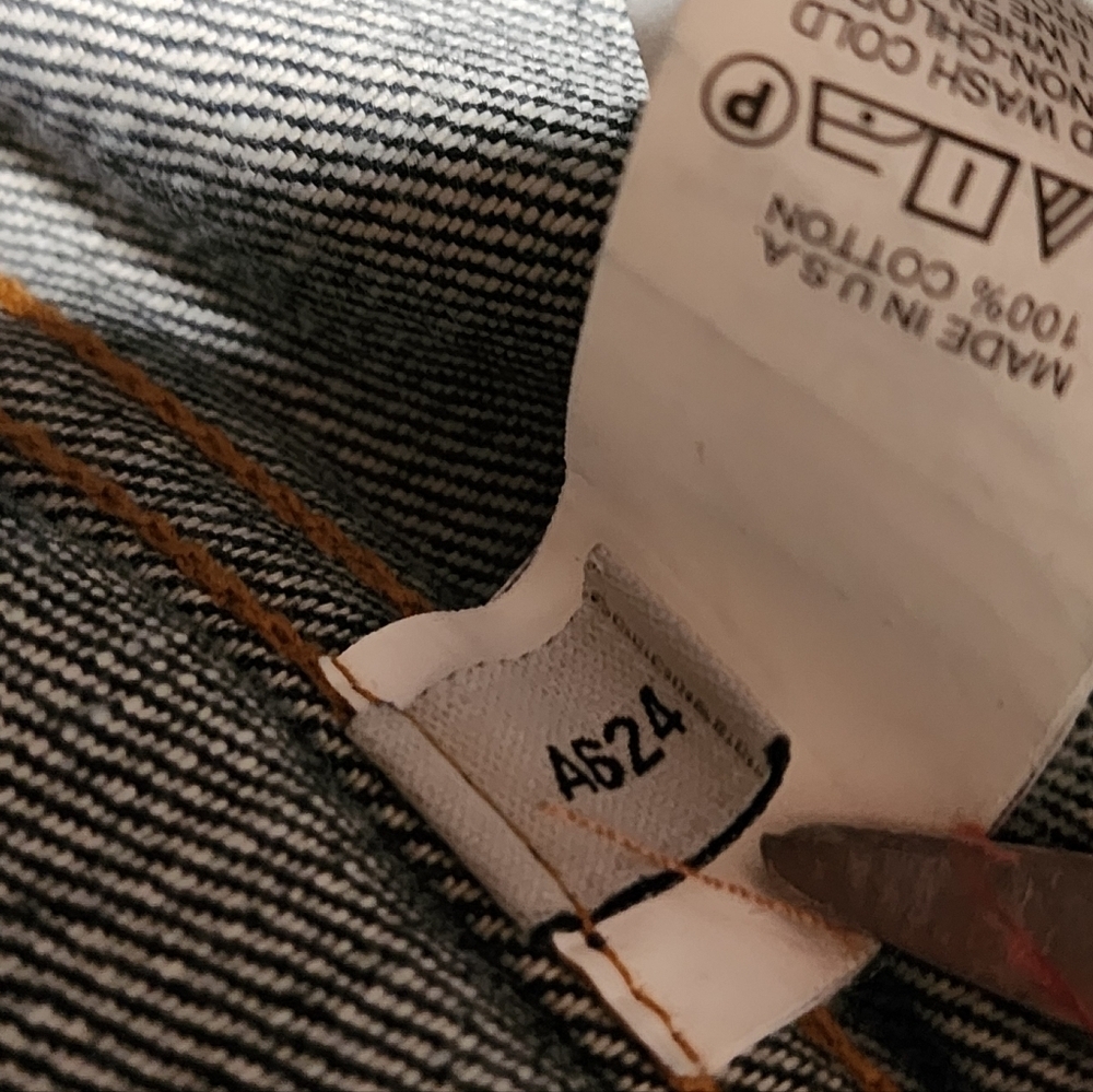 JACK SPADE STENSON RAW RIGID INDIGO BLUE SELVEDGE DENIM JACKET MADE IN USA $450+ - Picture 11 of 11